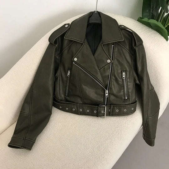 R&B | elegante Lederjacke für den Frühling