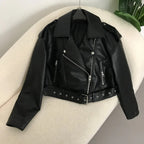 R&B | elegante Lederjacke für den Frühling