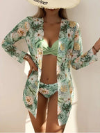 R&B | Stilvolles Bedrucktes Badeanzug Mit Cover-Up