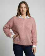 Bunter Carmenpullover Damen | R&B