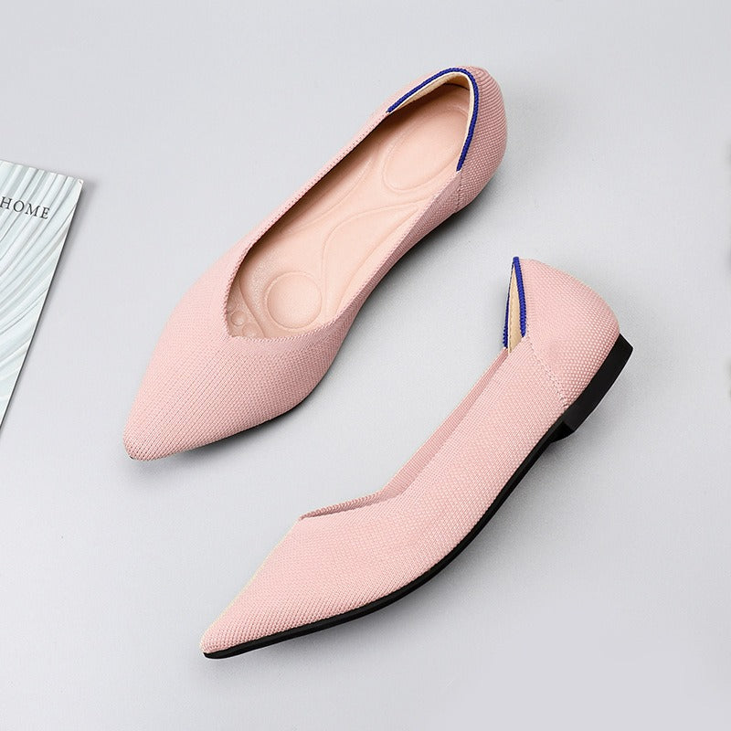 Beige BallerinaKomfortschuhe R&B