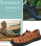 Aviator Leder-Sandalen mit Wickelzehe R&B R&B