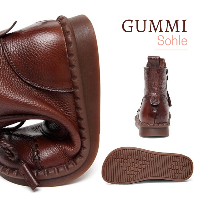 Modische Damenstiefeletten, Vintage-Leder & stilvoll R&B R&B