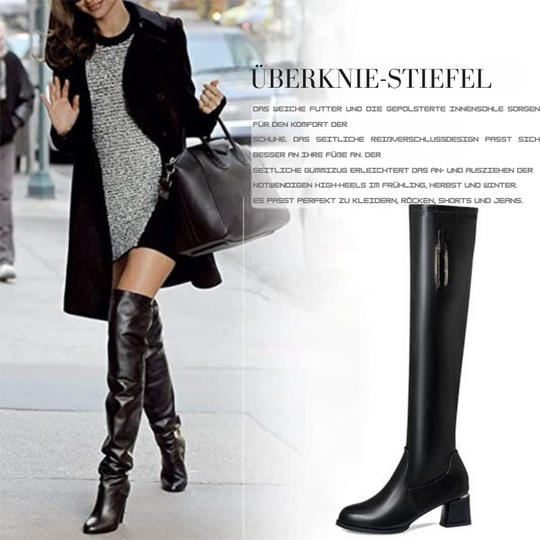 Elegante Lederstiefel für Damen, klassisch & trendy R&B R&B