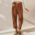 EB - Lockere High Wait Cord Hose für Damen