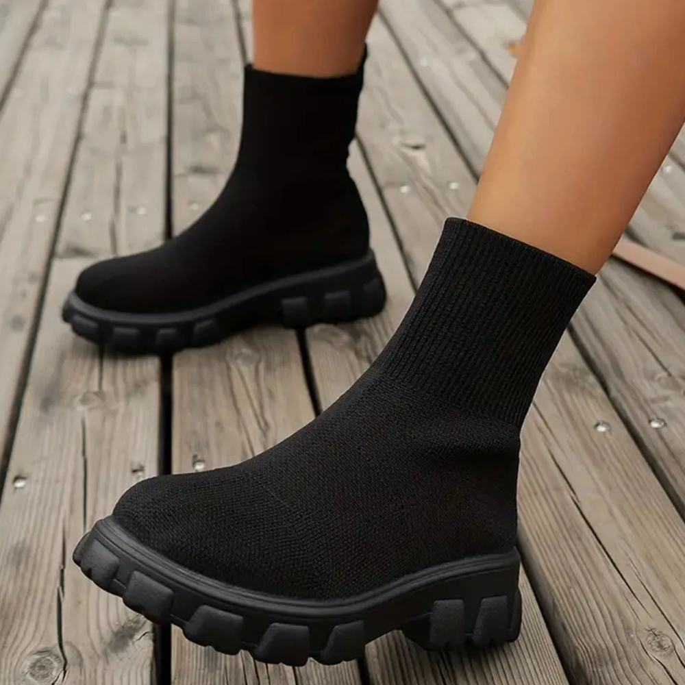 Trendige Strickstiefel für Damen R&B