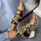 Elegante Bestickte Stiefelette für Damen R&B