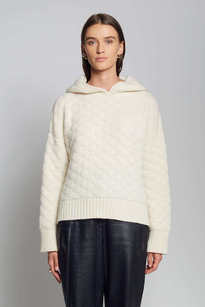 R&B | Strick Hoodie Weich und Bequem Modernes Aussehen
