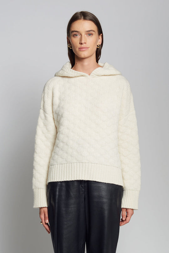 R&B | Strick Hoodie Weich und Bequem Modernes Aussehen