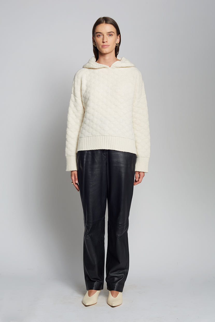 R&B | Strick Hoodie Weich und Bequem Modernes Aussehen