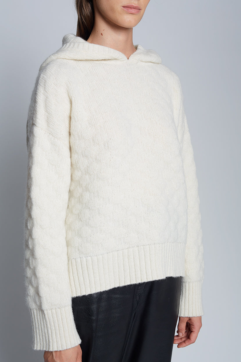 R&B | Strick Hoodie Weich und Bequem Modernes Aussehen
