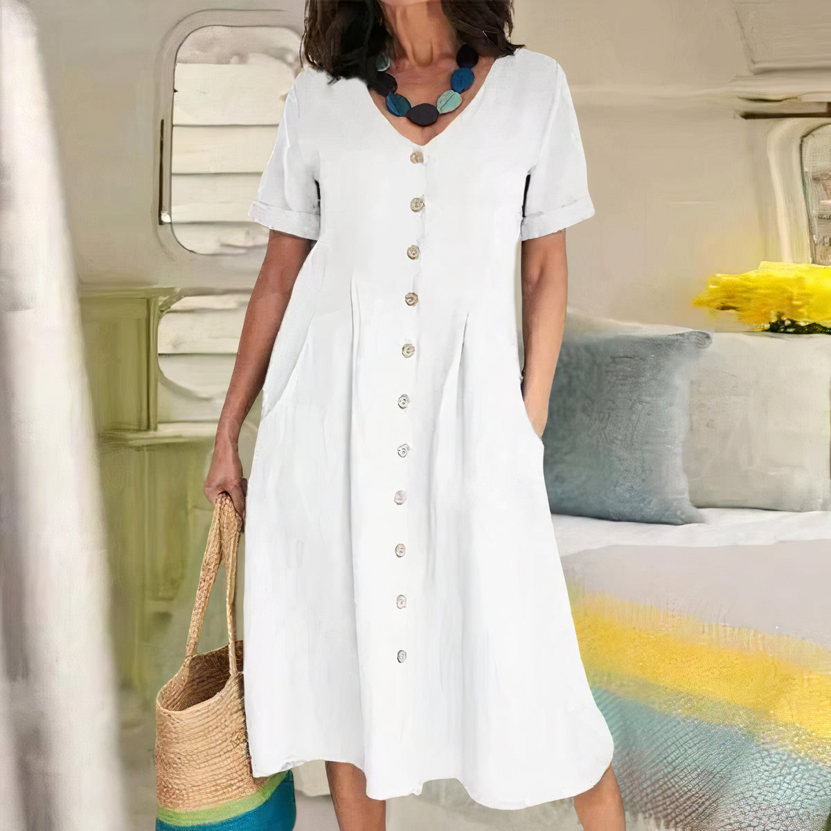 Baumwoll-Kleid | Ester