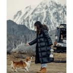 R&B | Warme, wasserdichte Daunen-Winterjacke für Damen
