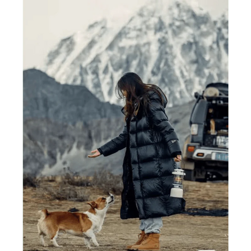 R&B | Warme, wasserdichte Daunen-Winterjacke für Damen
