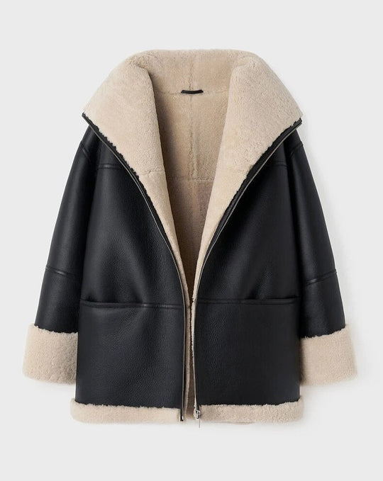 R&B | Warme Jacke mit Pelz