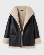 R&B | Warmer Mantel mit Fell