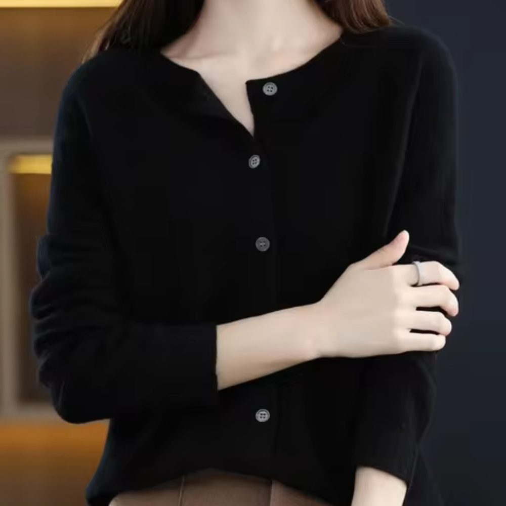 Heidi-Mode | Lässiger Cardigan Elegant Structure