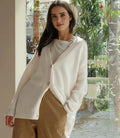 R&B | Strickjacke aus Kaschmir mit V-Ausschnitt