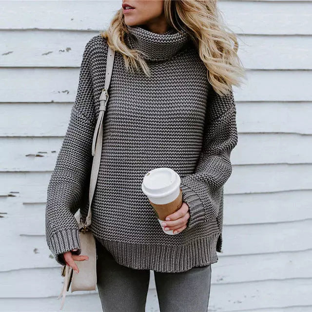 R&B | Klassischer Rollkragenpullover Aus Strick