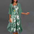 Sommerkleid & Blazer-Set für Damen