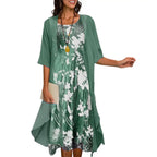 Sommerkleid & Blazer-Set für Damen