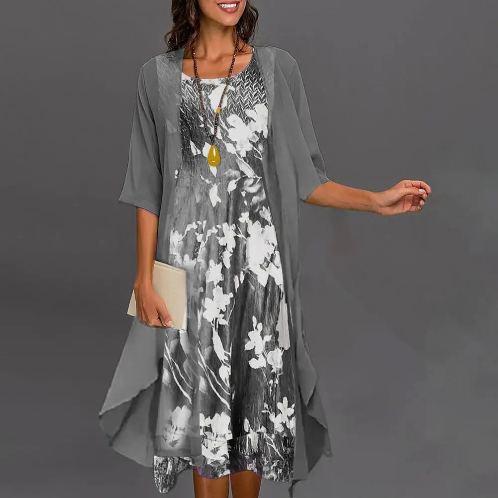 Sommerkleid & Blazer-Set für Damen