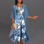Sommerkleid & Blazer-Set für Damen