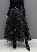 Schicker Damen Rock aus Polka Dot & Tüll-Patchwork | R&B