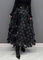 Schicker Damen Rock aus Polka Dot & Tüll-Patchwork | R&B