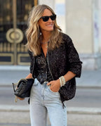 R&B | Trendy Damen Pailletten Blazer für den Frühling & Veranstaltungen