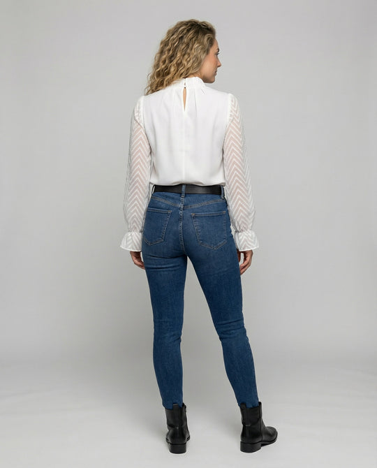 Elegantes Langarm Oberteil Damen | R&B