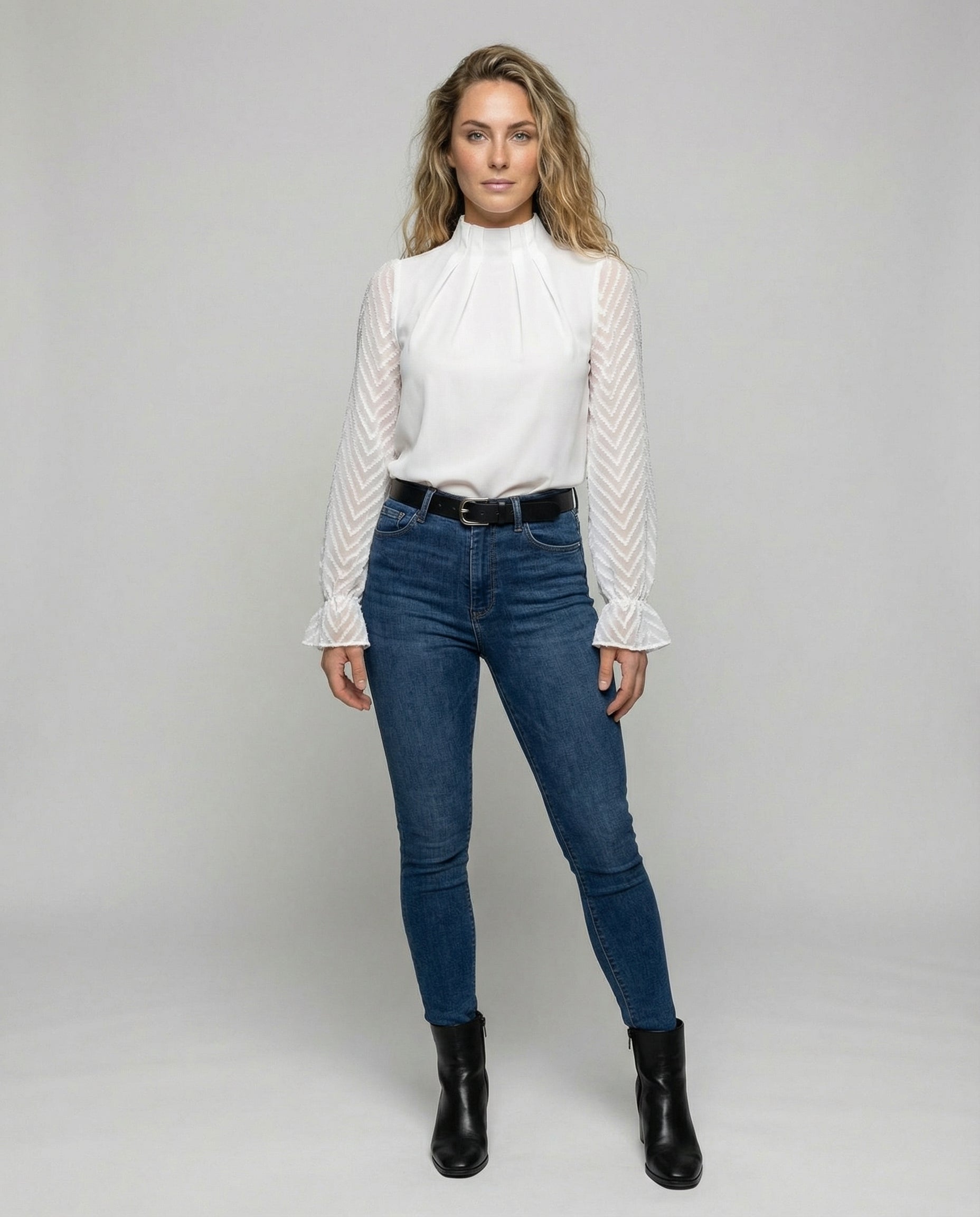Elegantes Langarm Oberteil Damen | R&B