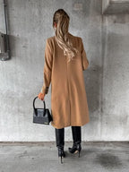 R&B | Langer Mantel Eleganter Moderner Stil Ideal für den Herbst