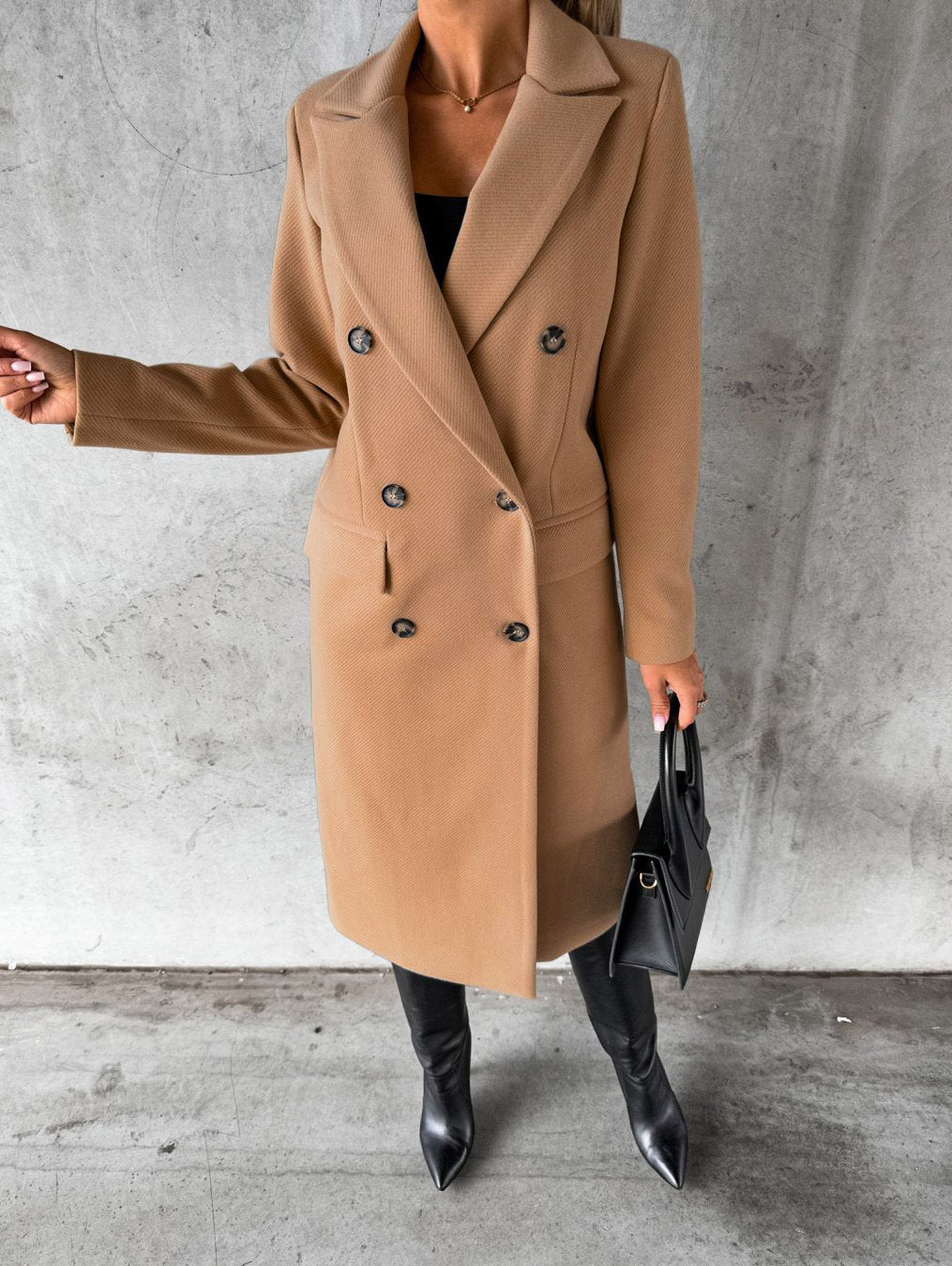 R&B | Elegante und Bequeme Lange Jacke Mantel Damen Jesse