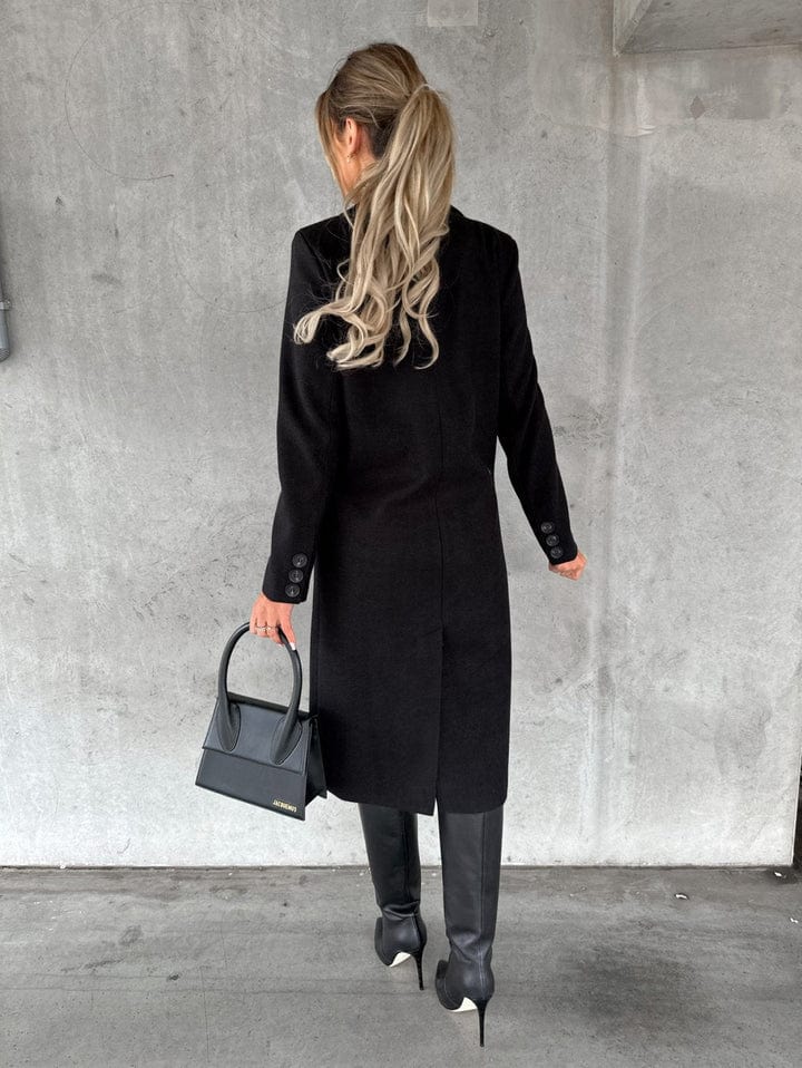 R&B | Langer Mantel Eleganter Moderner Stil Ideal für den Herbst