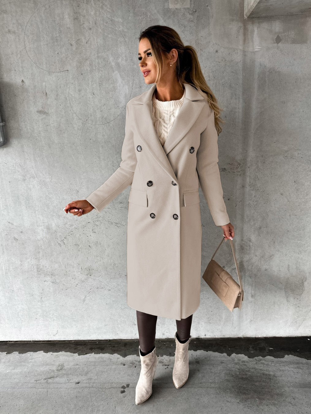R&B | Elegante und Bequeme Lange Jacke Mantel Damen Jesse