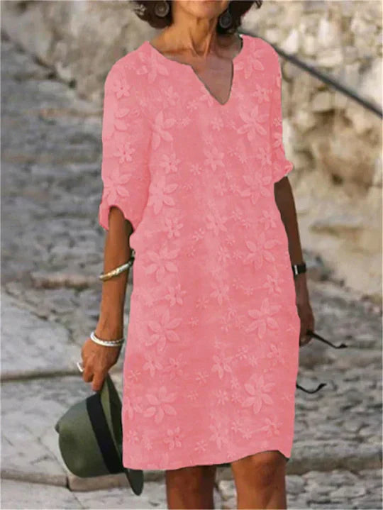 R&B | Elegantes Midi-Blumenkleid