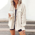 R&B | Bequemer Knopf Down Cardigan