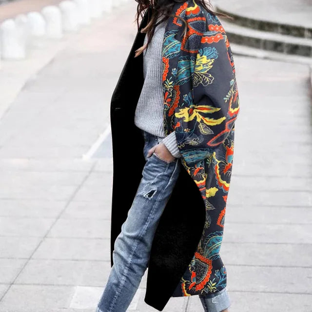 R&B | Eleganter Cardigan mit Retro Muster
