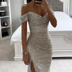 R&B | Kleid Elegant Off-Shoulder Abendkleid