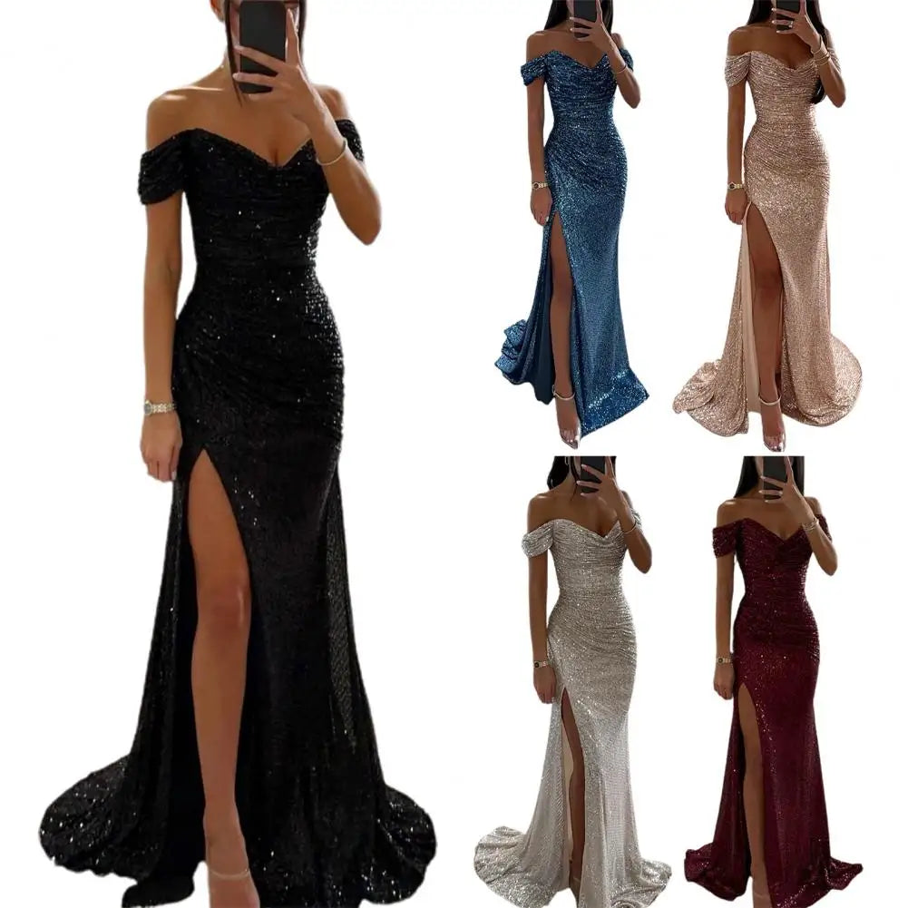 R&B | Kleid Elegant Off-Shoulder Abendkleid
