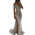 Elegante V-Hals Avondjurk