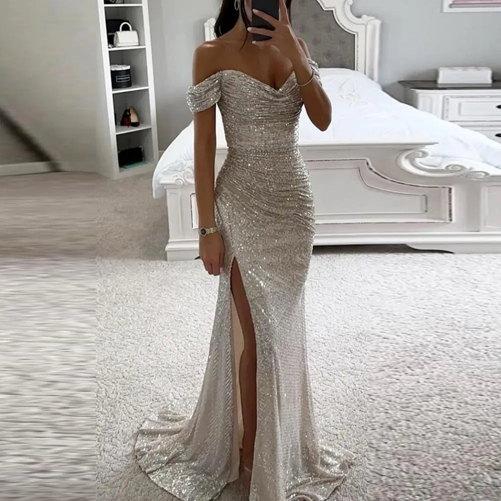 R&B | Kleid Elegant Off-Shoulder Abendkleid