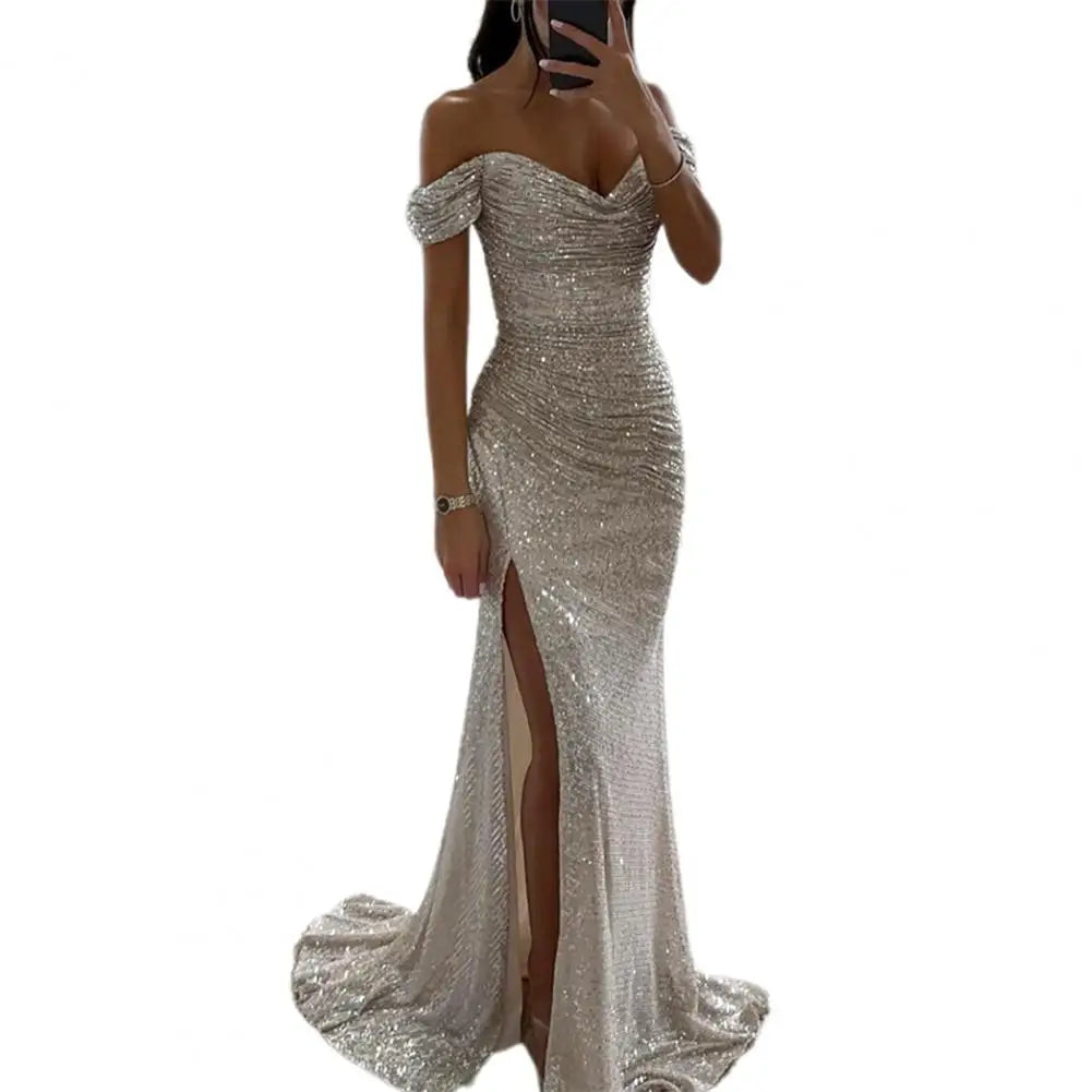 R&B | Kleid Elegant Off-Shoulder Abendkleid