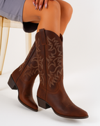 R&B | Cowboy Boots Damen - Schwarze Western Boots