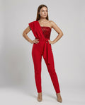 Patchwork Pailletten Jumpsuit Damen | R&B