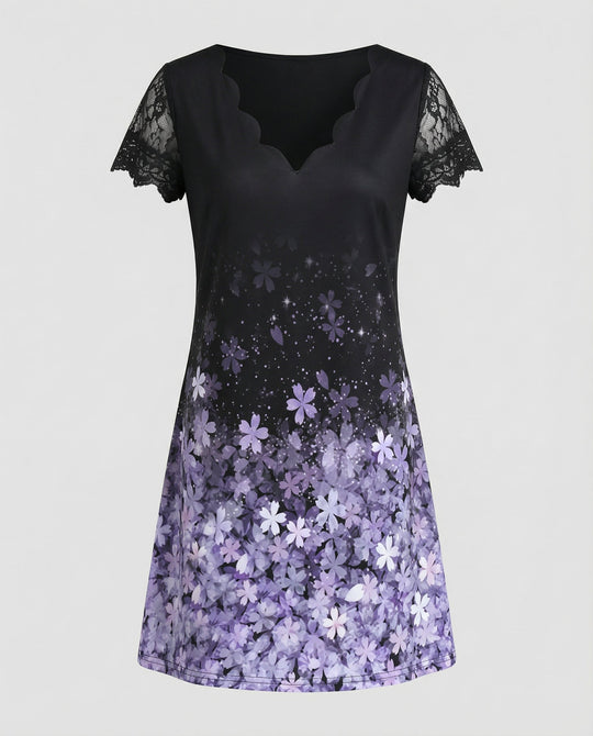Elegantes Detail Kleid Damen | R&B