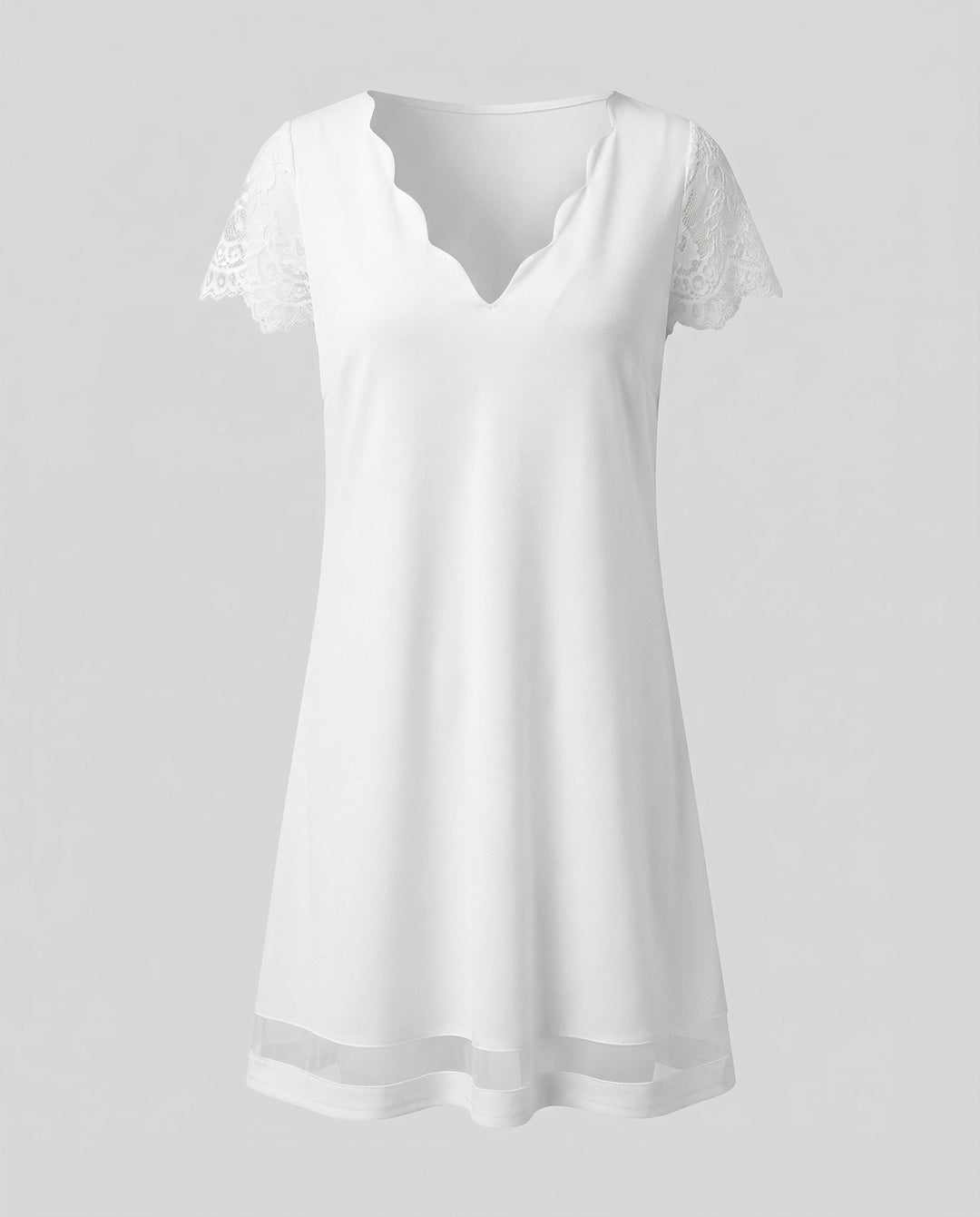Elegantes Detail Kleid Damen | R&B