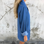 R&B | Damen Lange Jacke mit Knöpfen und Taschen