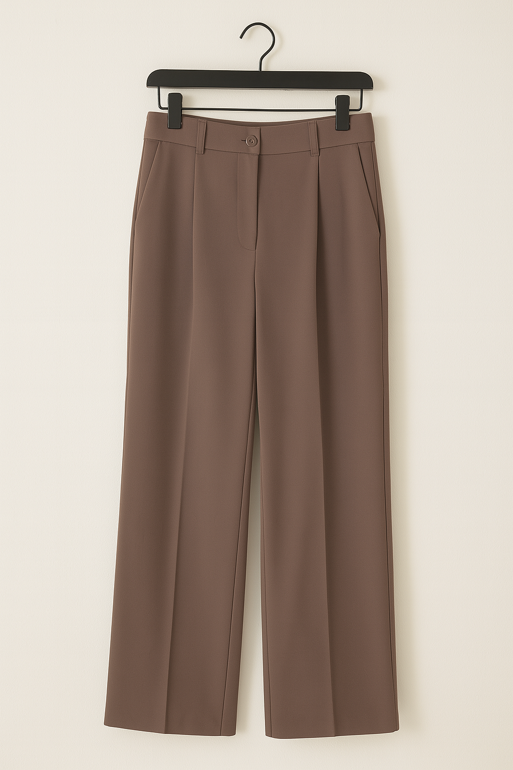 R&B | Stoffhose mit Bundfalten und Weitem Bein